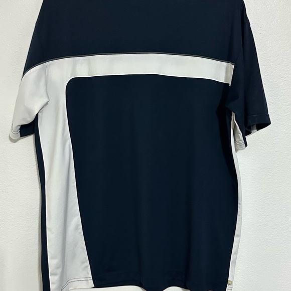 Reebok Man’s Activewear Colorblock T-shirt, Size XL, Blue/White, Short Sleeve - Picture 7 of 7